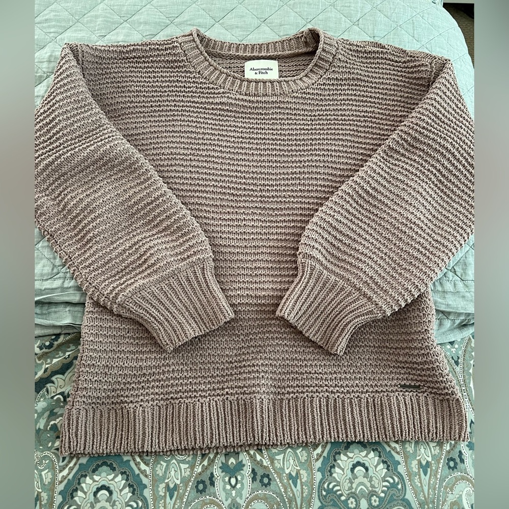 Abercrombie & Fitch Crew Neck Sweater - Taupe